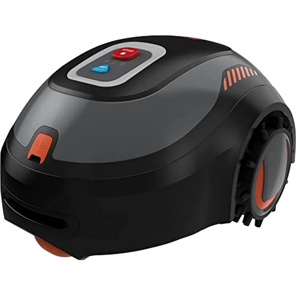 BLACK+DECKER BCRMW121-QW Robot Tondeuse à Gazon Gamme Basique avec Une Batterie 12 V 4