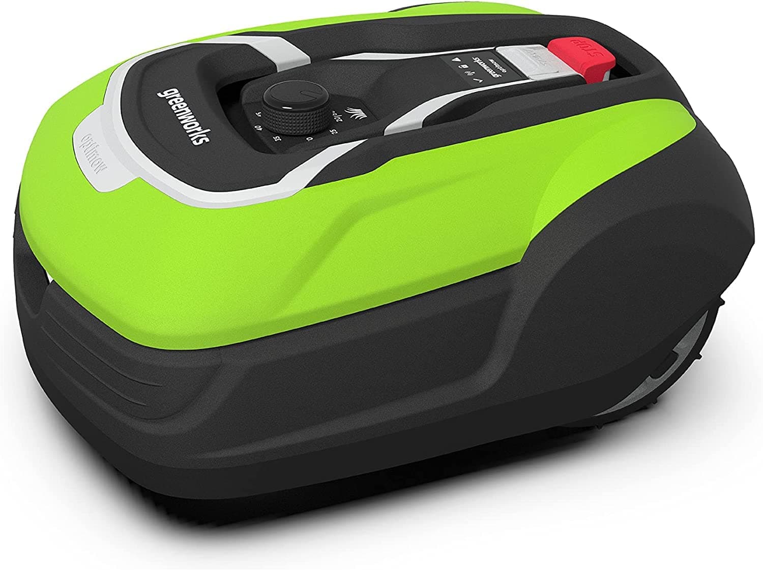 Greenworks Optimow 15 Tondeuse Robot à Gazon Jusqu'à 1500 m2 avec Pente 35 %