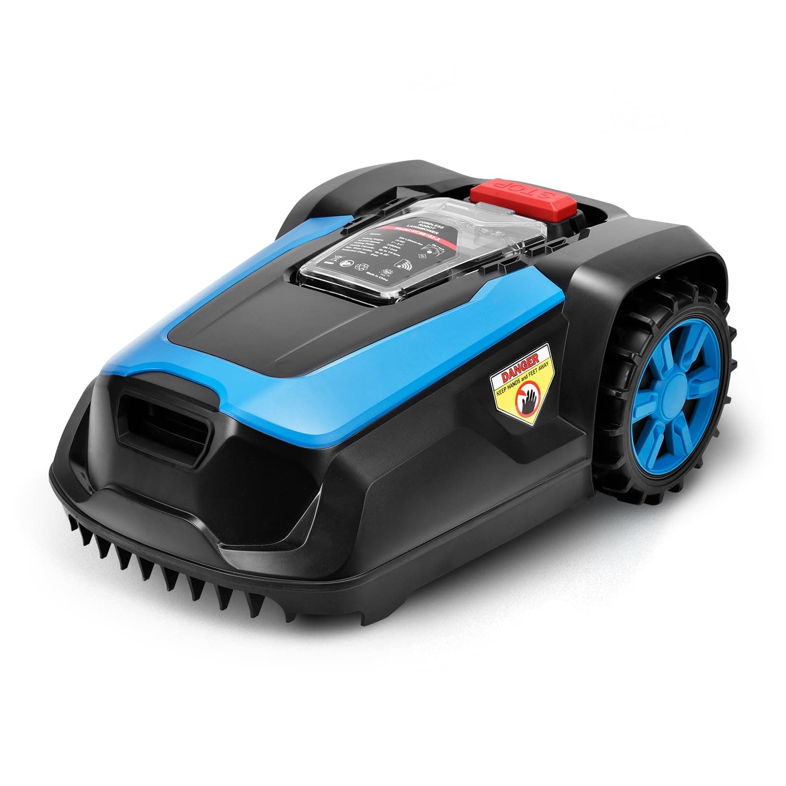 LEADZM Robot Tondeuse sans Fil Automatique 1200m² - Recharge Auto
