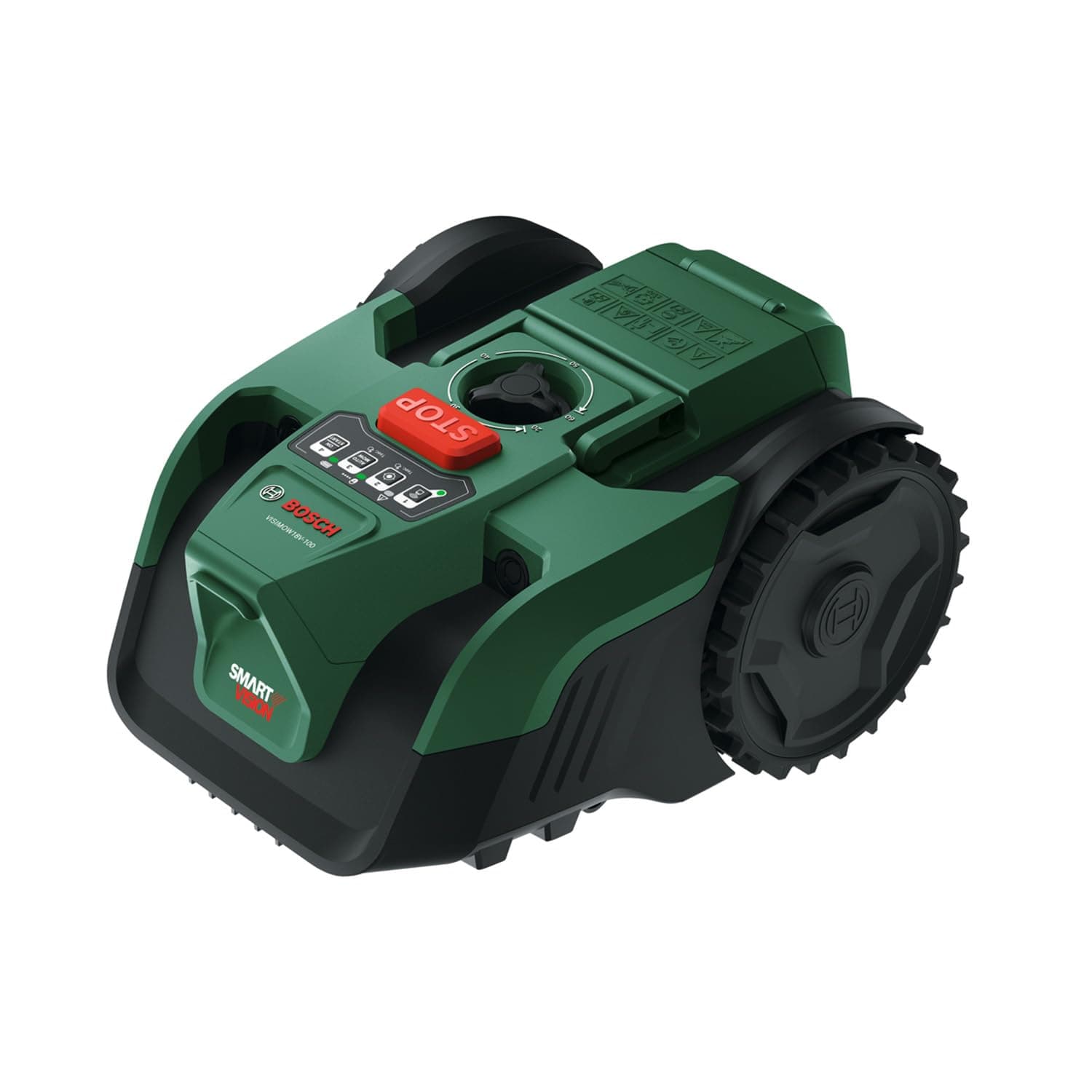 Bosch Tondeuse Robot sans-Fil VISIMOW18V-100 (pour pelouses Jusqu’à 100 m²