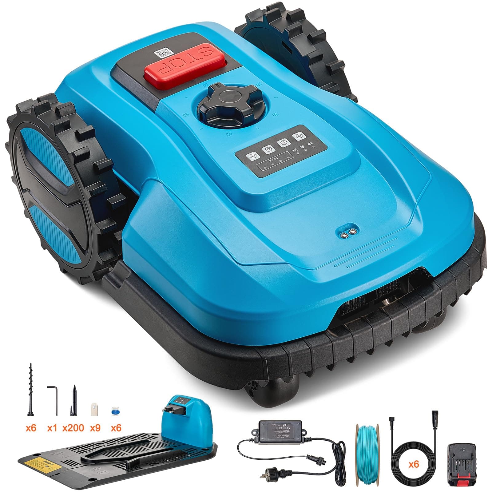 VEVOR Tondeuse Robot pour Pelouse 500 m²