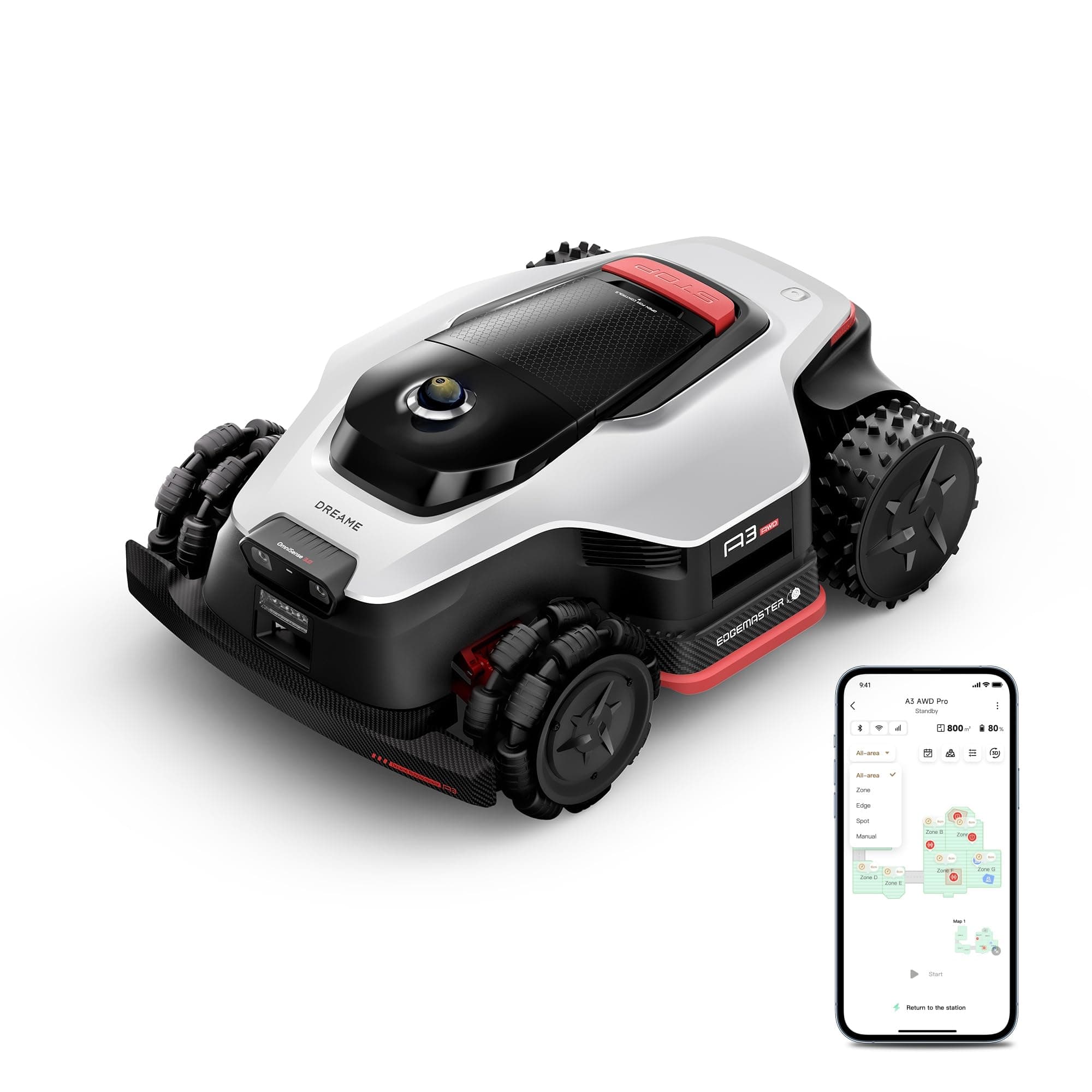 DREAME A3 AWD Pro 5000 Robot Tondeuse