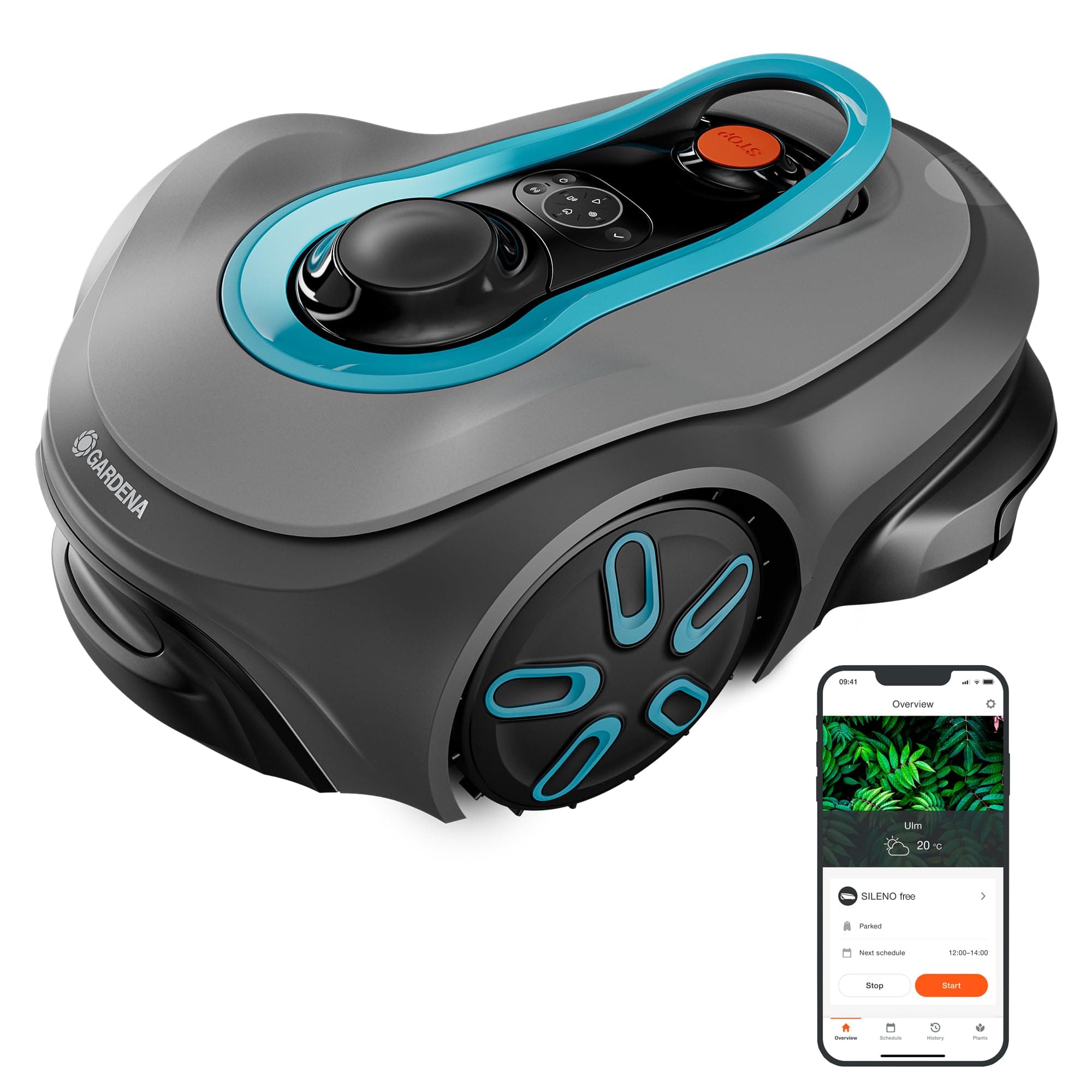 GARDENA Smart SILENO Free Set 750 m² Robot Tondeuse