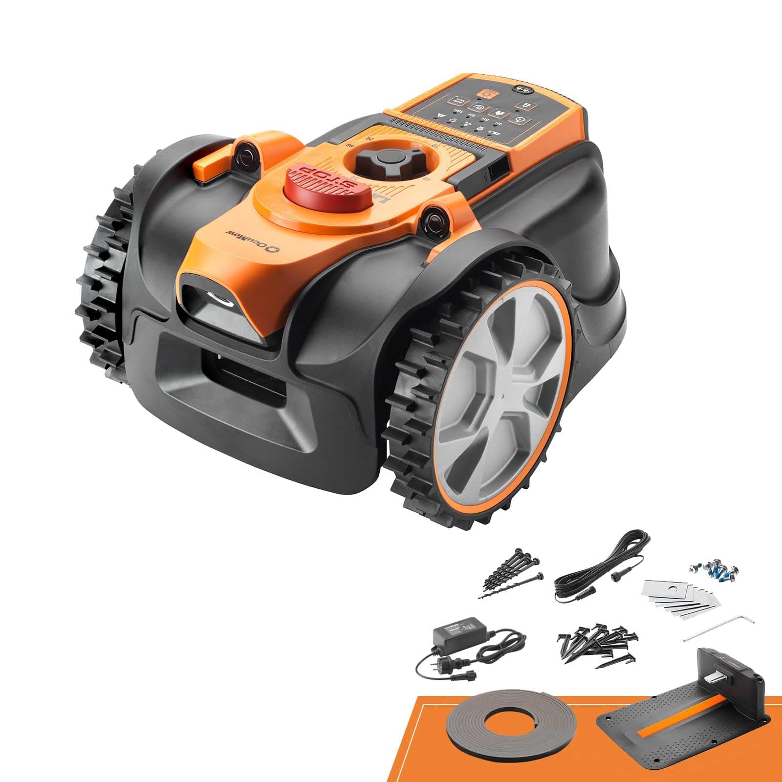 Lawnmaster OcuMow®16 Robot Tondeuse sans Fil pour Tondeuse à Gazon jusqu'à 300 ㎡