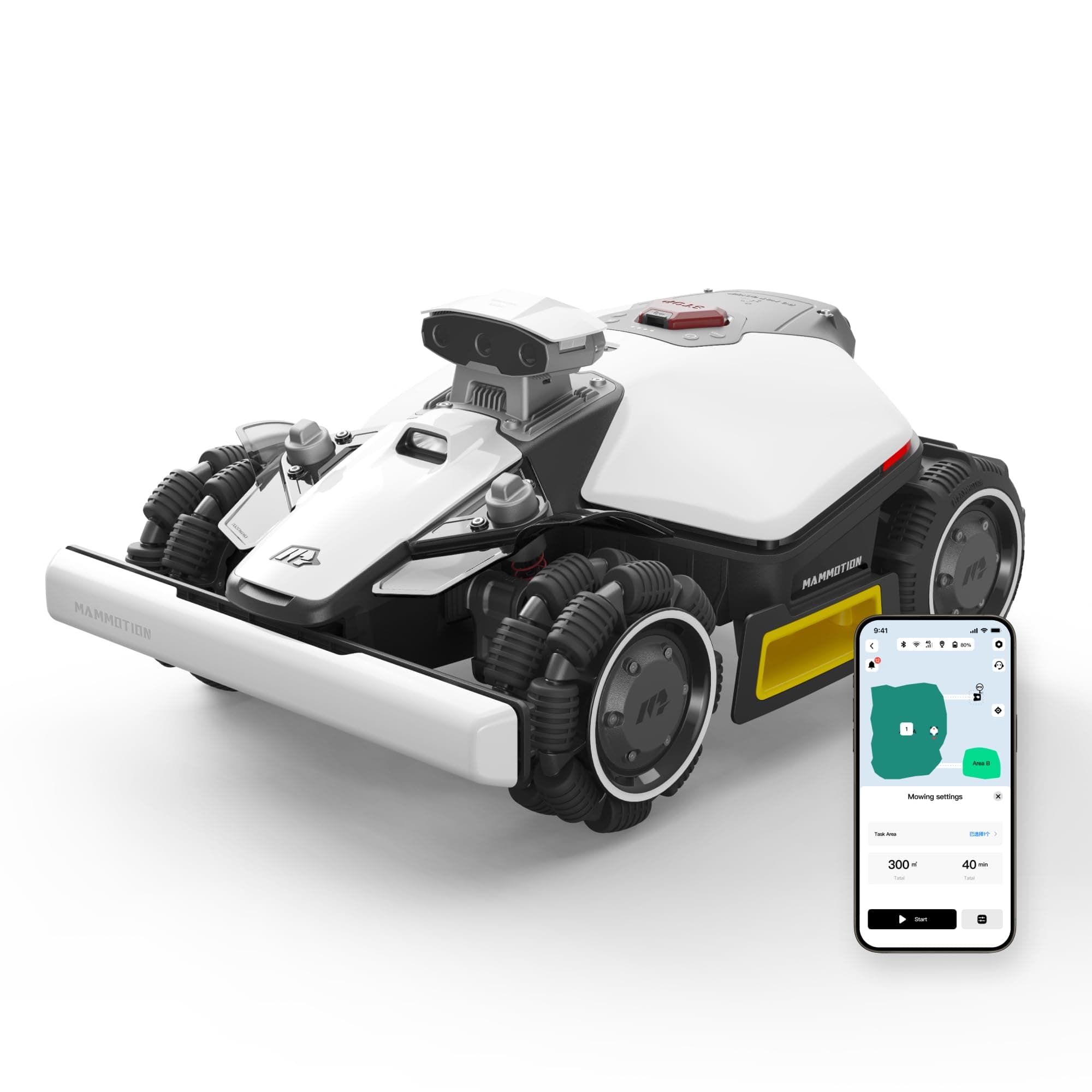 MAMMOTION LUBA Mini 2 AWD 1000 Robot Tondeuse